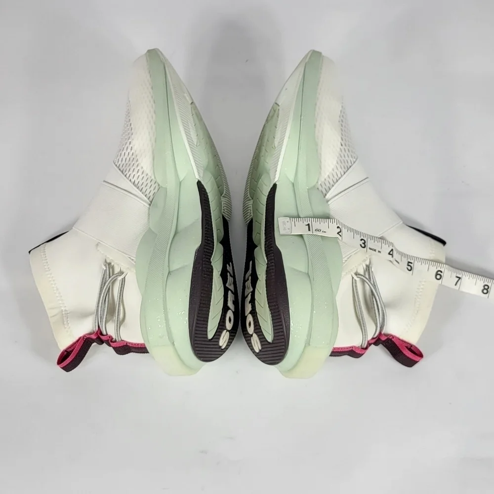 Sorel Women's White and Green Sneakers #753 Size 10